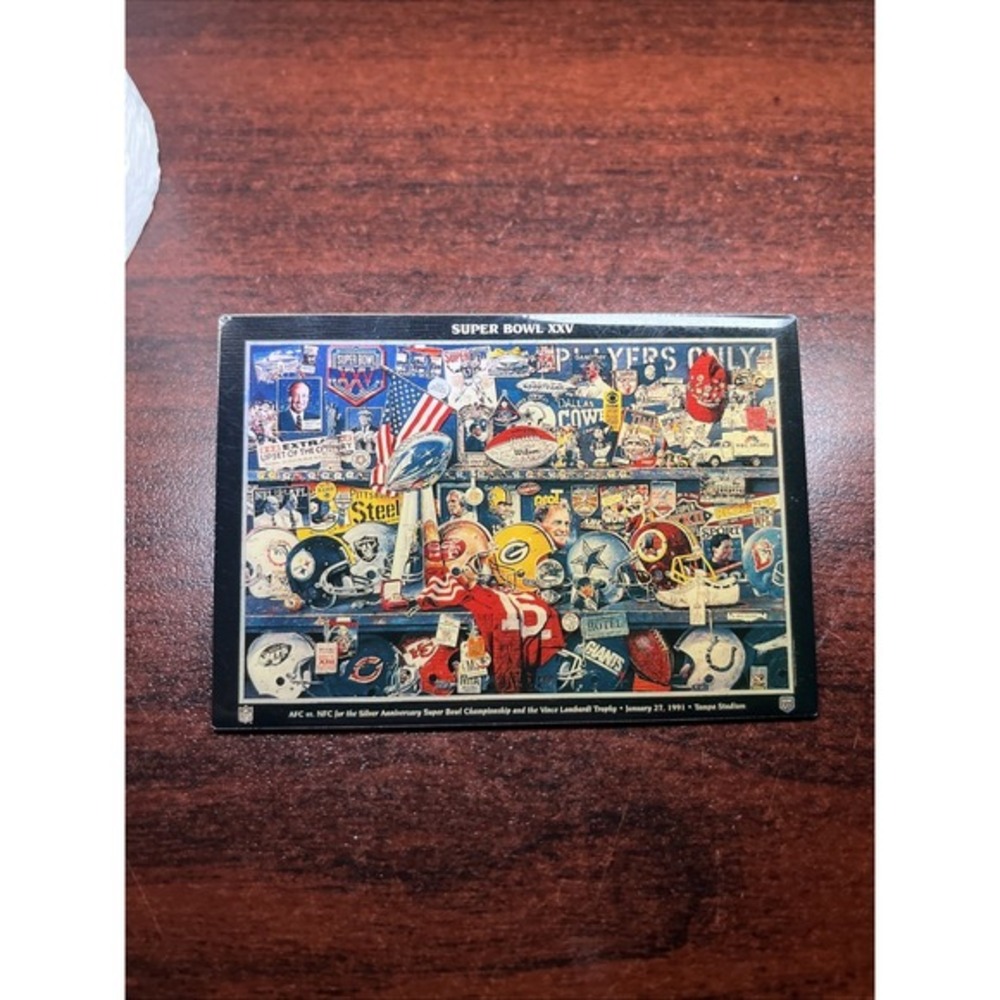 Super Bowl XXV NFL Buffalo Bills New York Giants Peter David Limited Edition Pin